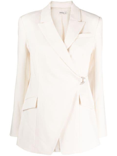 off-centre front blazer by SIMKHAI