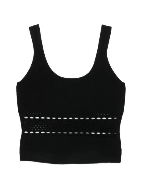 open-stitch tank top by SIMKHAI