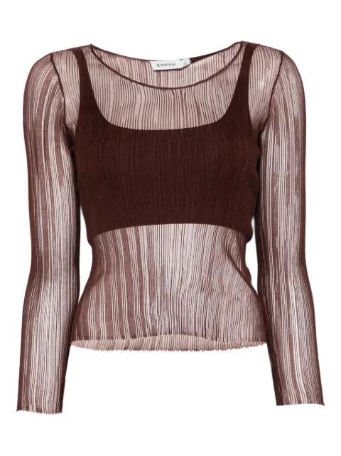 square-neck top by SIMKHAI