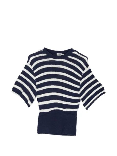 striped knit sweater by SIMKHAI