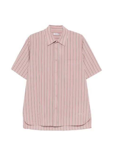 striped-pattern short-sleeve shirt by SIMKHAI