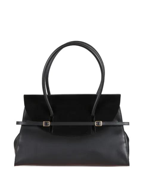 suede strap tote bag by SIMKHAI