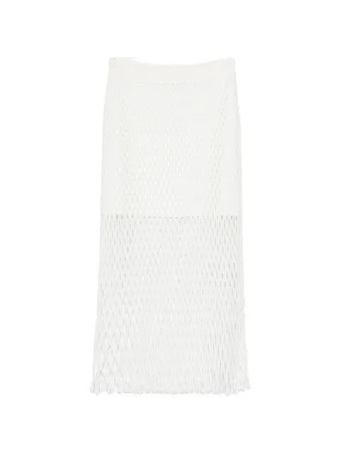 white midi skirt by SIMKHAI