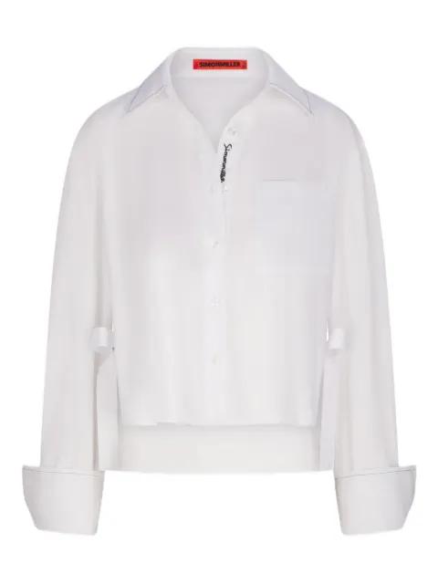 Ayre side-split shirt by SIMON MILLER