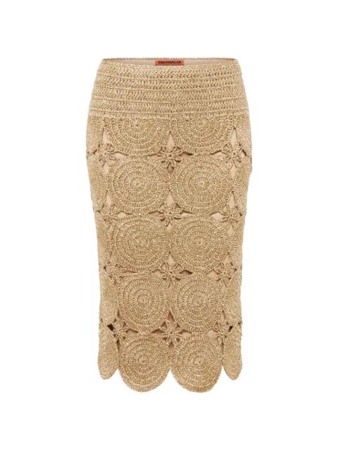 Beep Beep midi skirt by SIMON MILLER