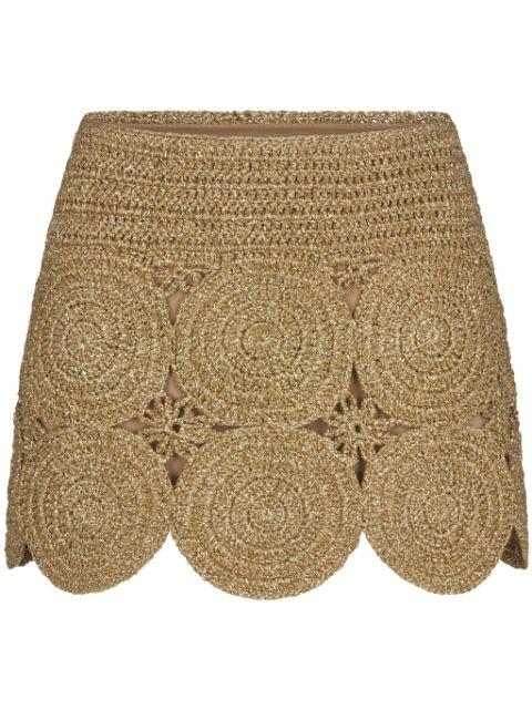 Beep Beep mini skirt by SIMON MILLER