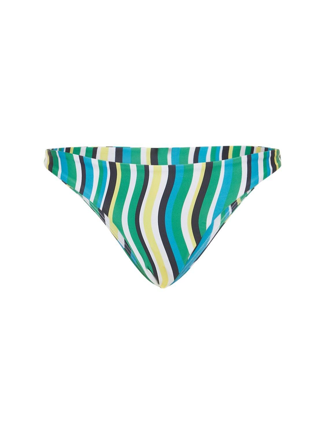 Bwai Striped Bikini Bottoms by SIMON MILLER
