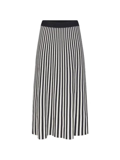 Clancy striped midi skirt by SIMON MILLER