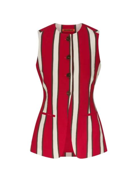 Del Mar striped top by SIMON MILLER