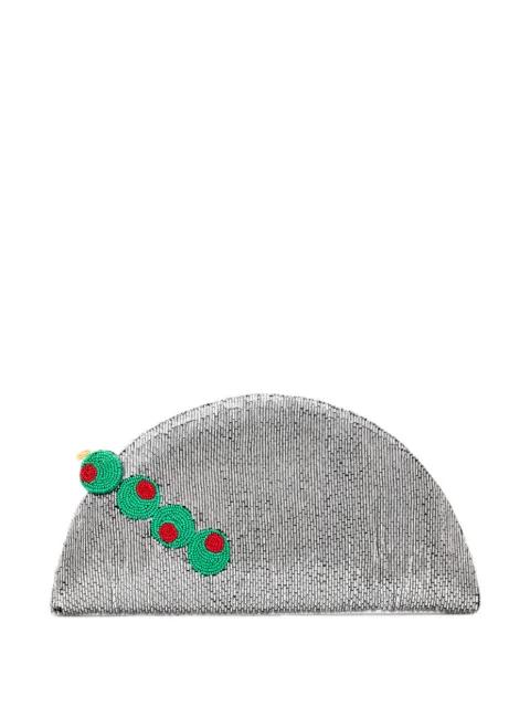 Lune beaded clutch bag by SIMON MILLER