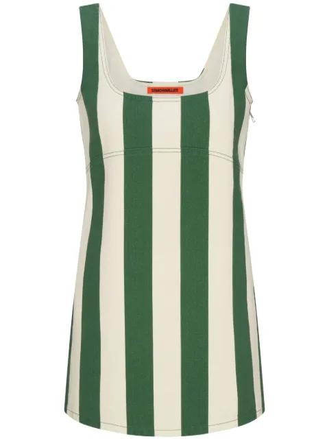 Sahara striped denim dress by SIMON MILLER