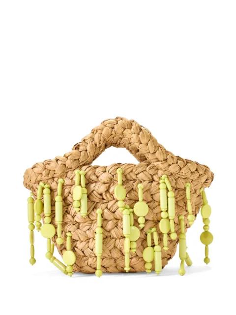 Shelly beaded tote bag by SIMON MILLER
