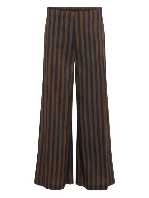 Toni striped poplin trousers by SIMON MILLER