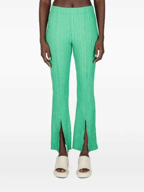 pleated high-waisted trousers by SIMON MILLER