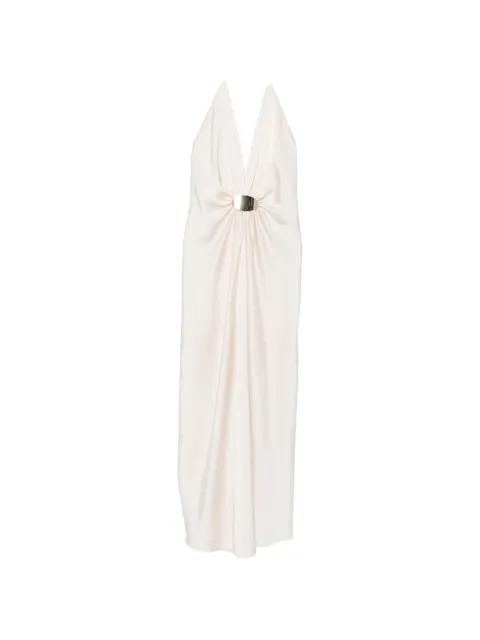 V-neck maxi dress by SIMONA CORSELLINI