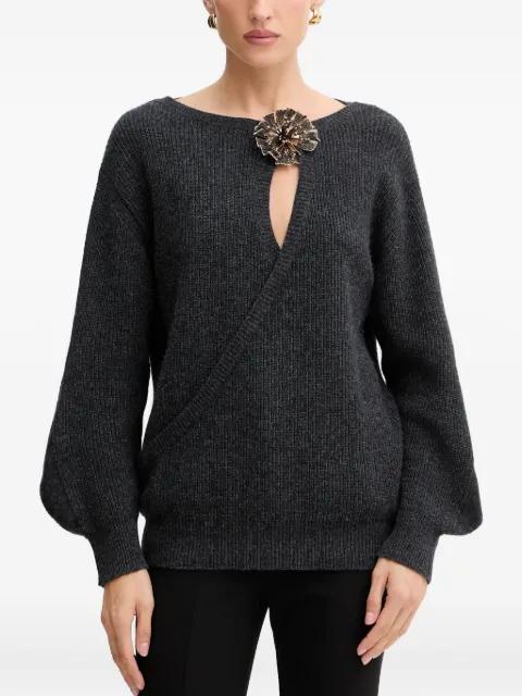 appliqué-detail sweater by SIMONA CORSELLINI