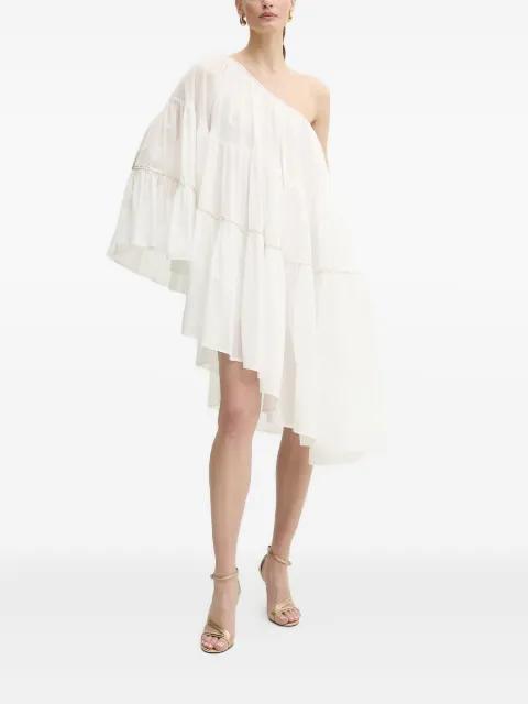 asymmetric tiered dress by SIMONA CORSELLINI
