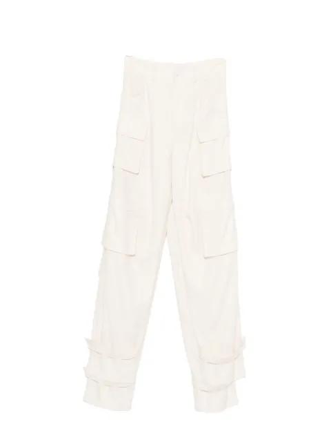 beige cargo pants by SIMONA CORSELLINI