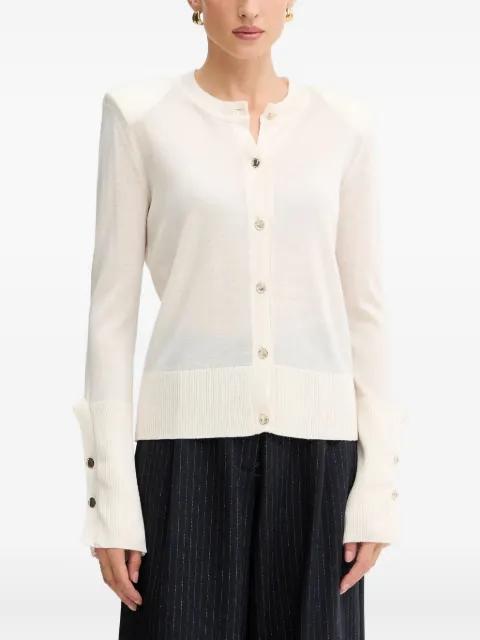 button-embellished cardigan by SIMONA CORSELLINI
