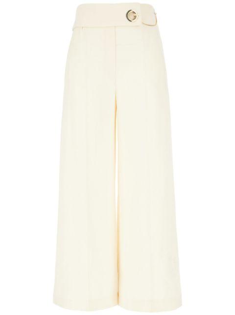 chain-detail trousers by SIMONA CORSELLINI