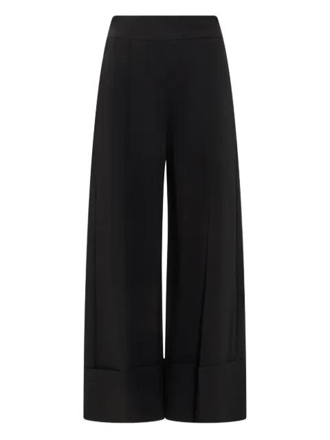 cuffed palazzo trousers by SIMONA CORSELLINI