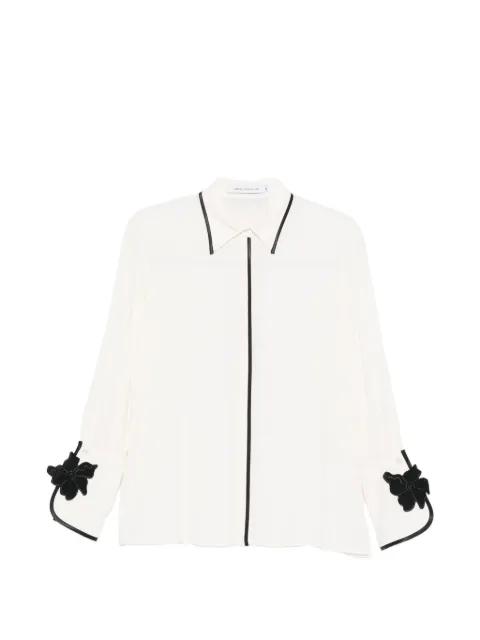 floral-appliqué blouse by SIMONA CORSELLINI