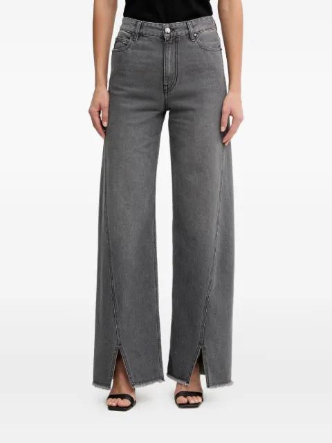 frayed split jeans by SIMONA CORSELLINI