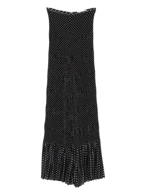 pleated polka-dot trousers by SIMONA CORSELLINI