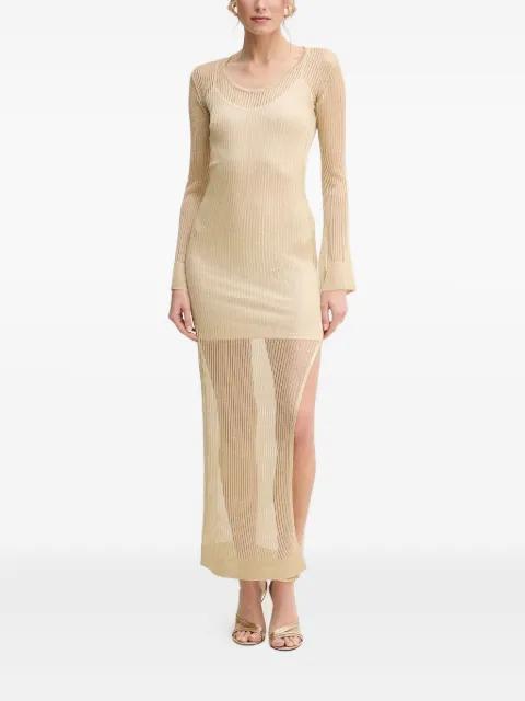 ribbed midi dress by SIMONA CORSELLINI
