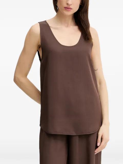 scoop neck sleeveless top by SIMONA CORSELLINI