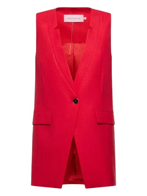 single-button vest by SIMONA CORSELLINI