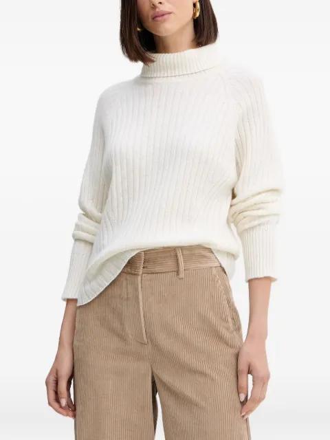 turtleneck ribbed sweater by SIMONA CORSELLINI