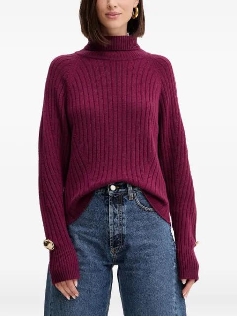 turtleneck ribbed sweater by SIMONA CORSELLINI