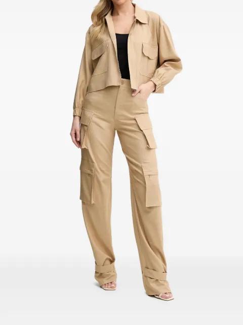 zip-front flap-pocket jacket by SIMONA CORSELLINI