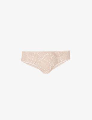 Comete stretch-lace shorty briefs by SIMONE PERELE