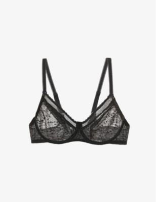 Comete underwire stretch-lace and mesh bra by SIMONE PERELE