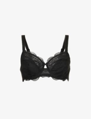 Delice scalloped-trim stretch-lace underwired bra by SIMONE PERELE