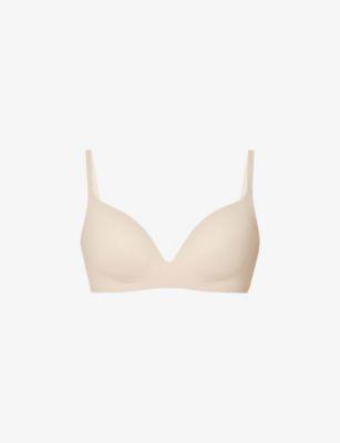 Essentiel plunge stretch-woven bra by SIMONE PERELE