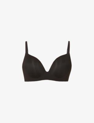 Essentiel plunge stretch-woven bra by SIMONE PERELE