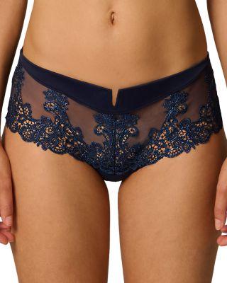 Saga Lace Mesh Boyshorts by SIMONE PERELE