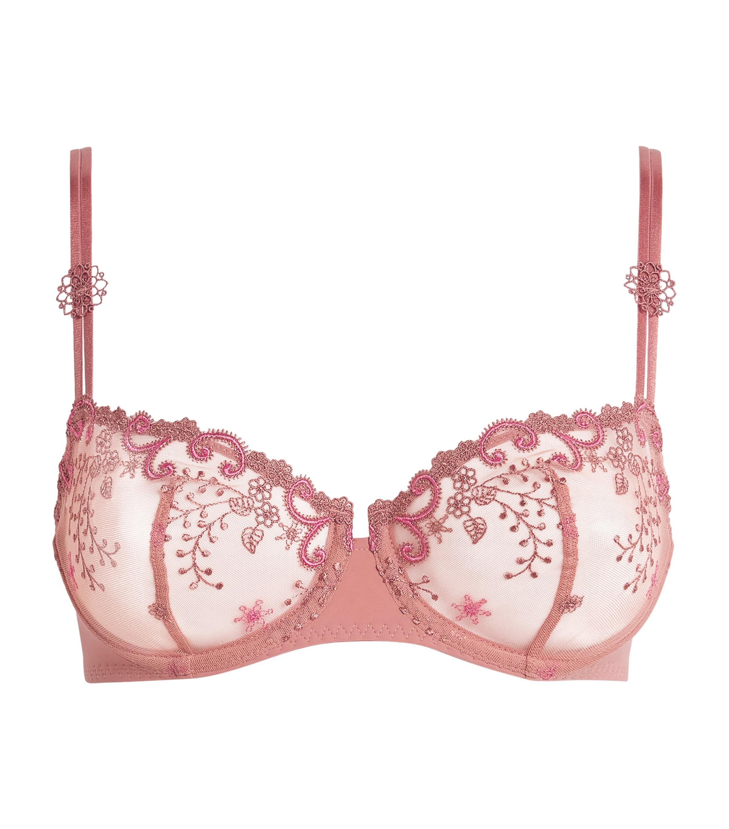 Simone Perele Embroidered Délice Half-Cup Bra by SIMONE PERELE