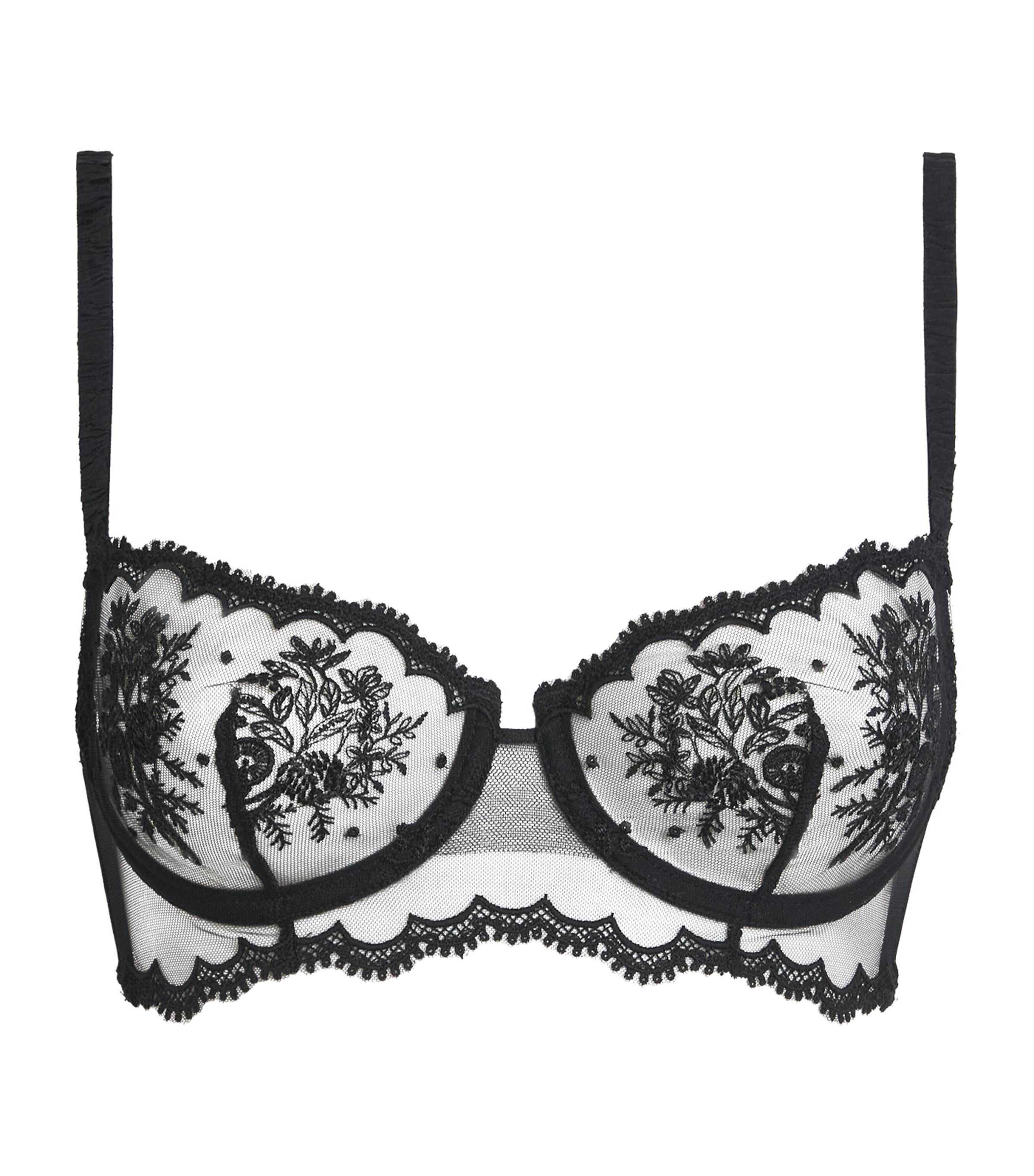 Simone Perele Lace Intrigue Half-Cup Bra by SIMONE PERELE