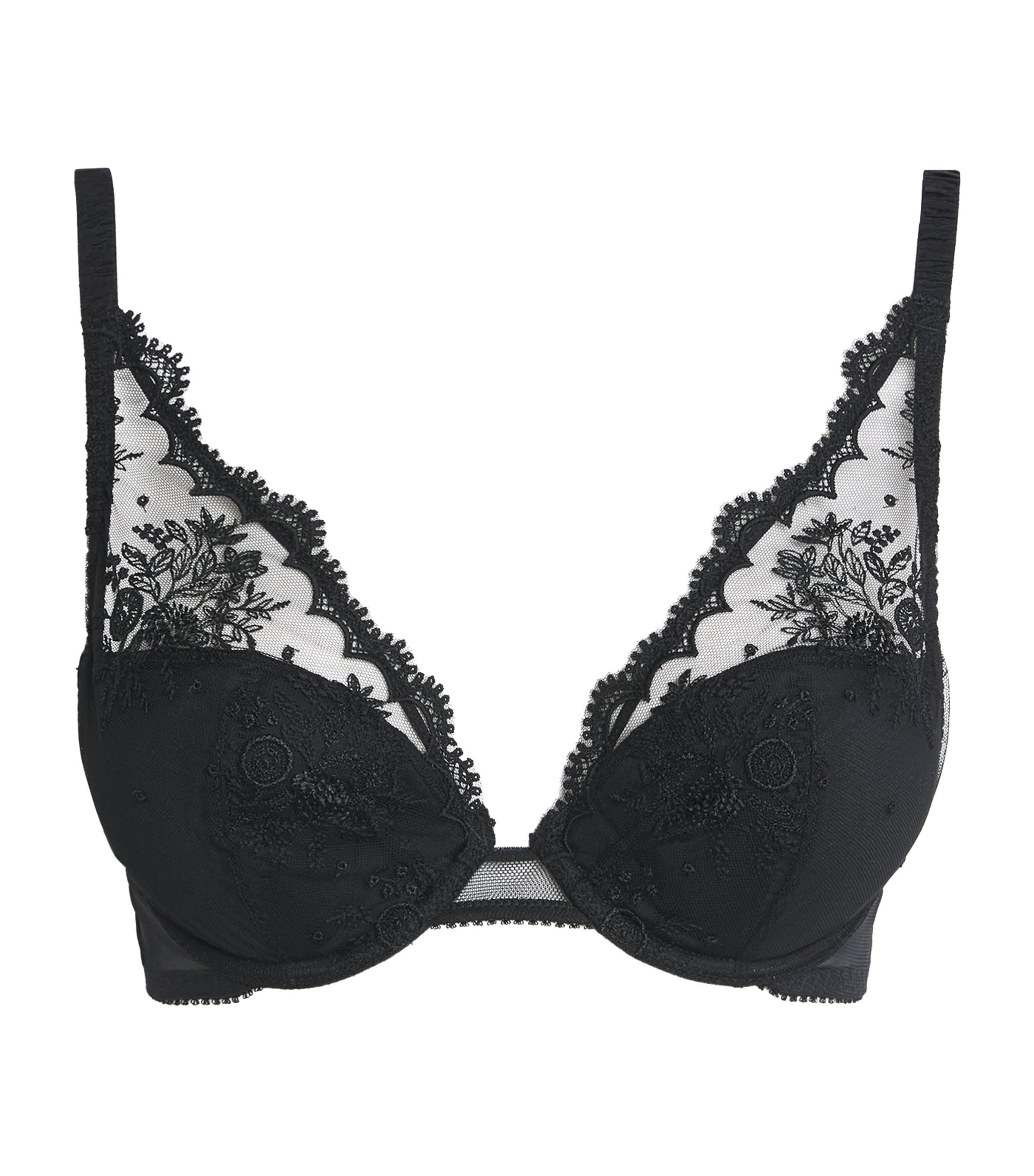 Simone Perele Lace Intrigue Plunge Push-Up Bra by SIMONE PERELE