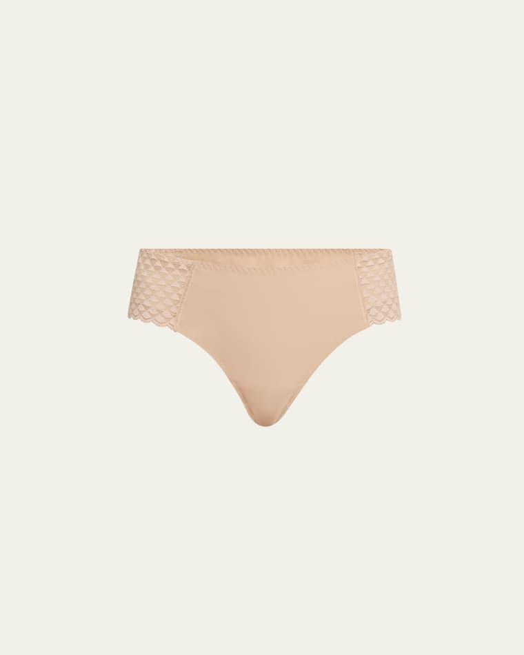 Subtile Low-Cut Microfiber & Lace Boyshorts by SIMONE PERELE