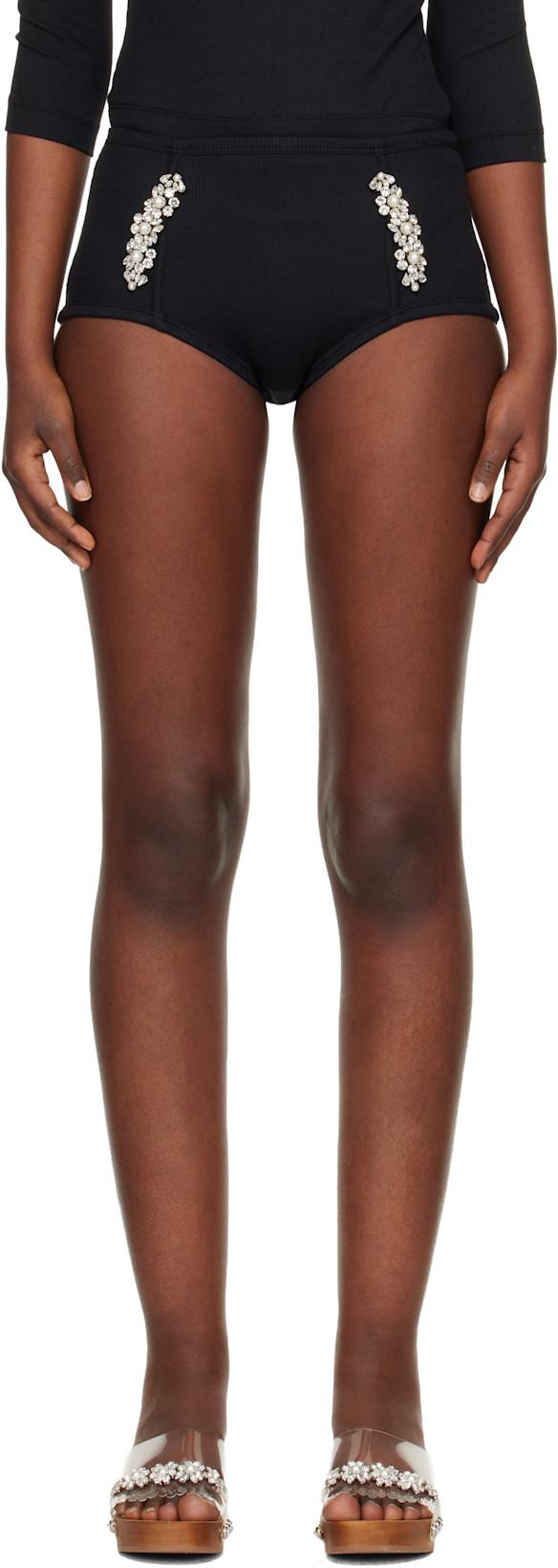 Black Sculpt Briefs by SIMONE ROCHA