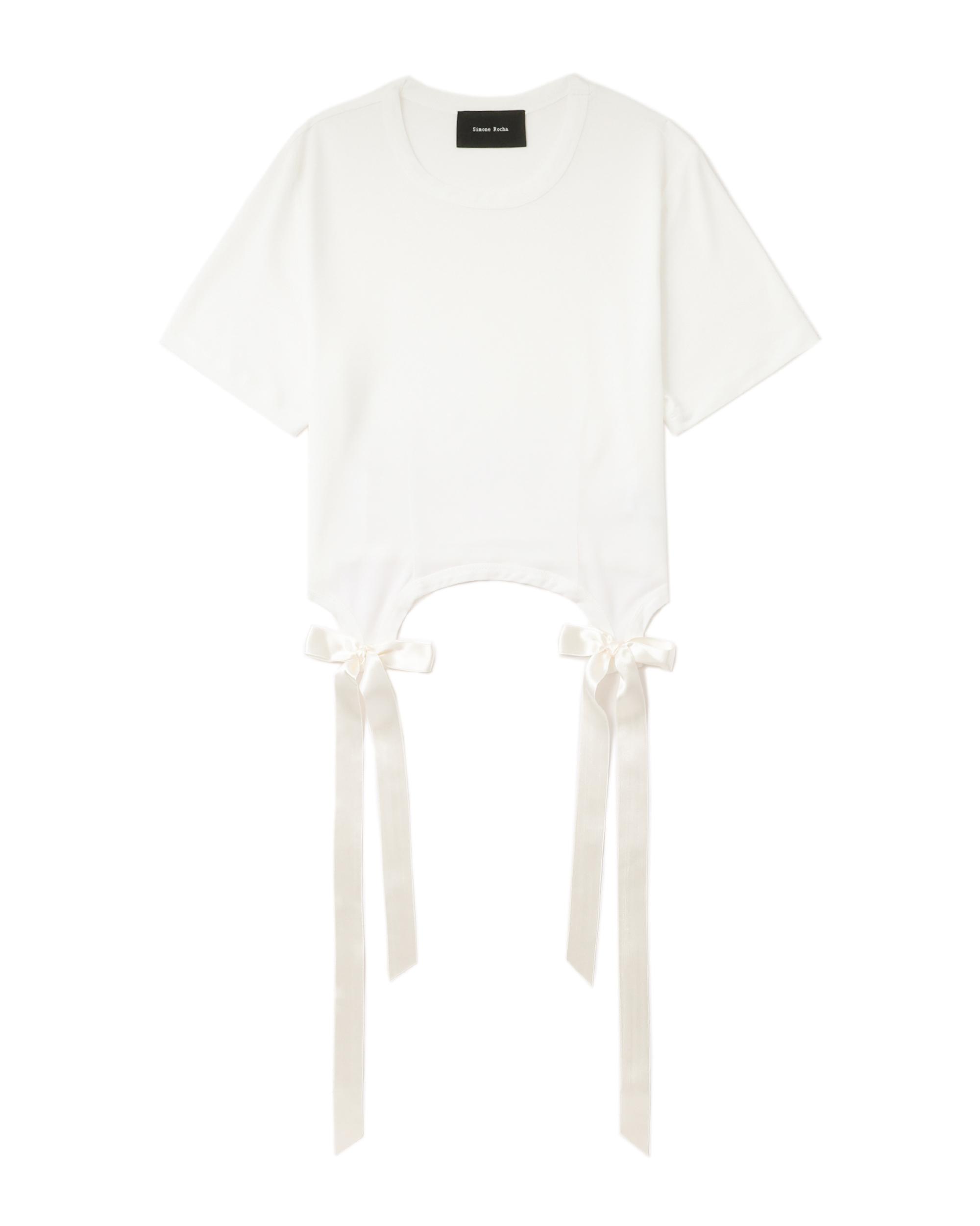 Bow tail easy  tee by SIMONE ROCHA