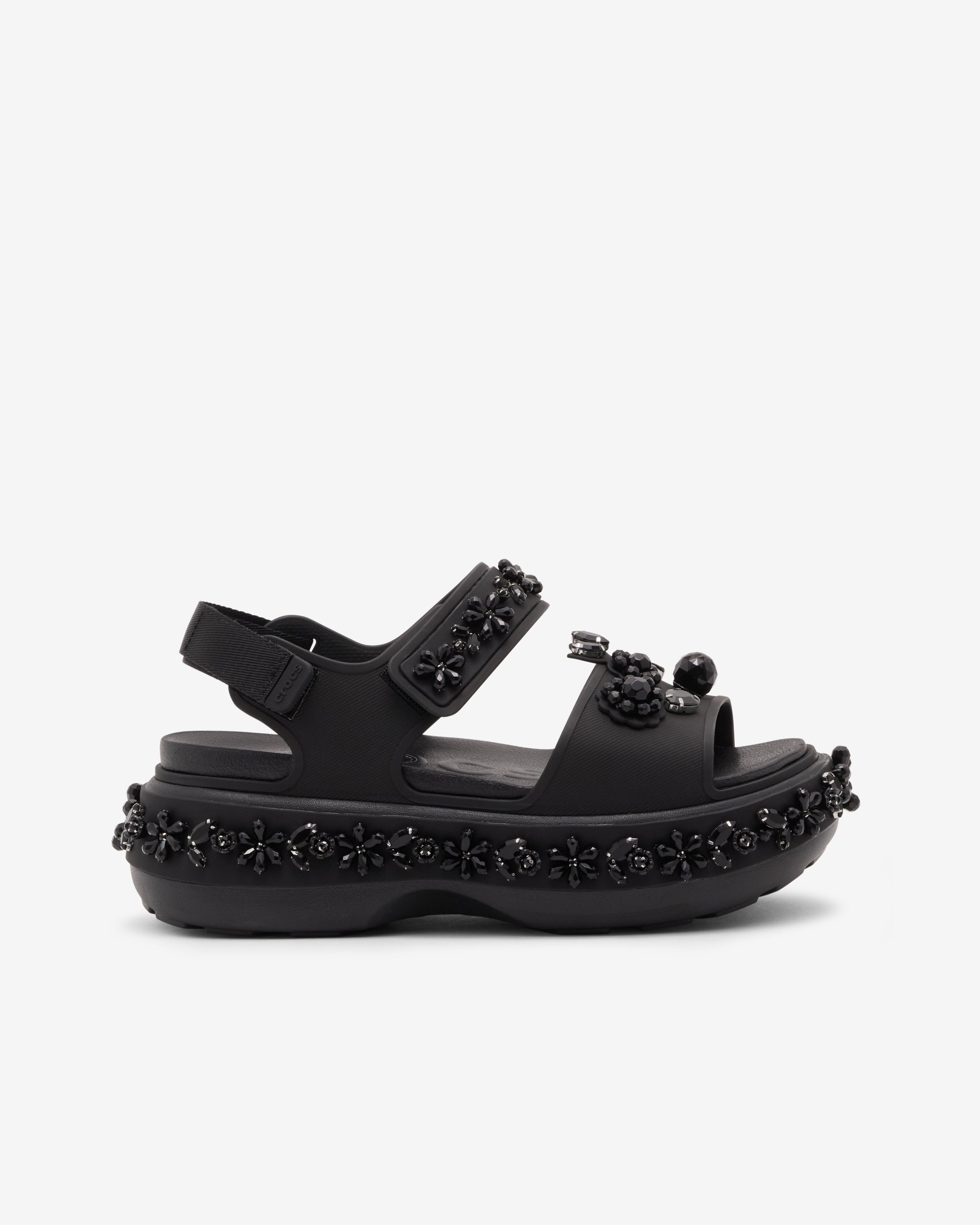 Crocs - Simone Rocha Soho Sandal - (Black) by SIMONE ROCHA