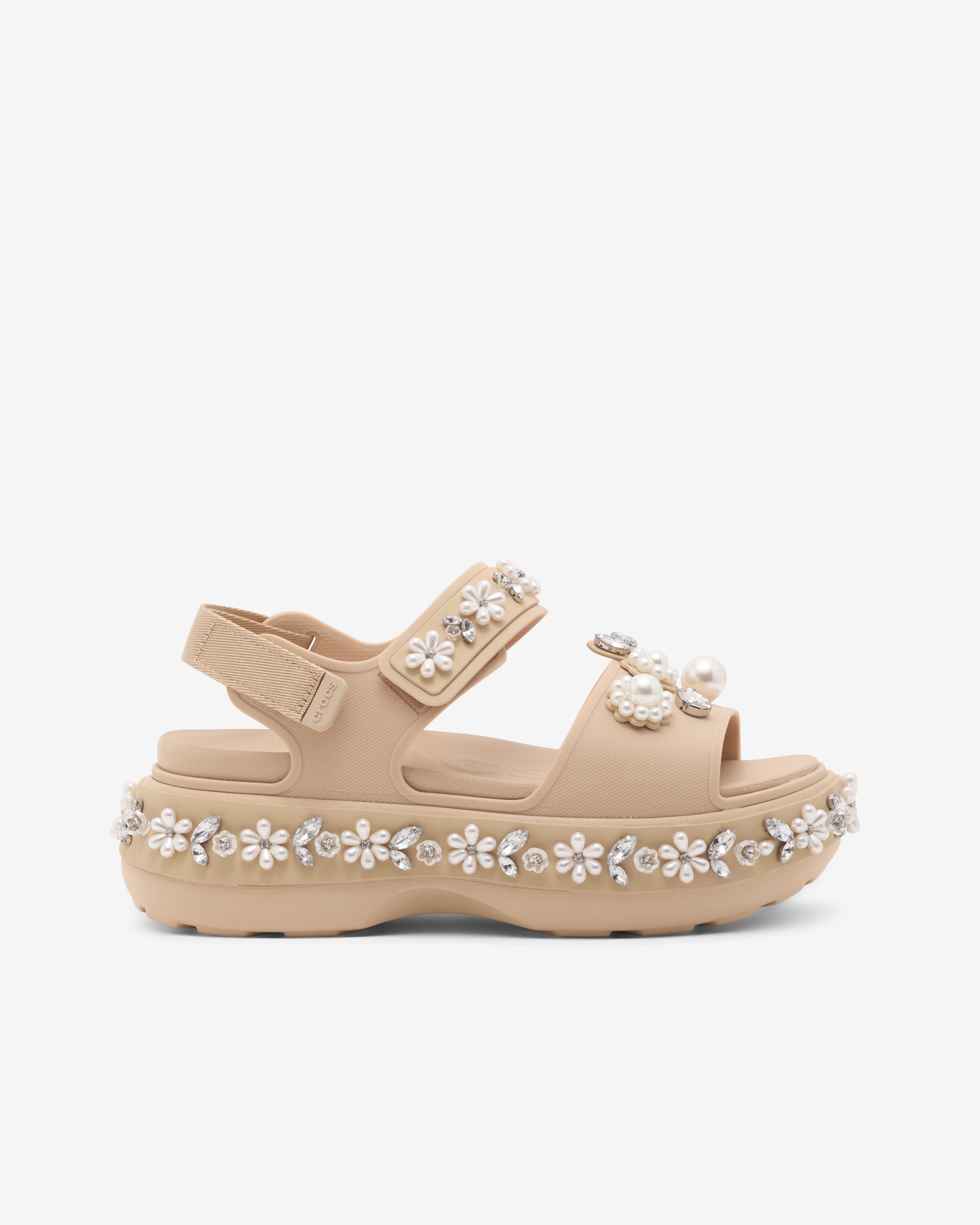 Crocs - Simone Rocha Soho Sandal - (Chai) by SIMONE ROCHA