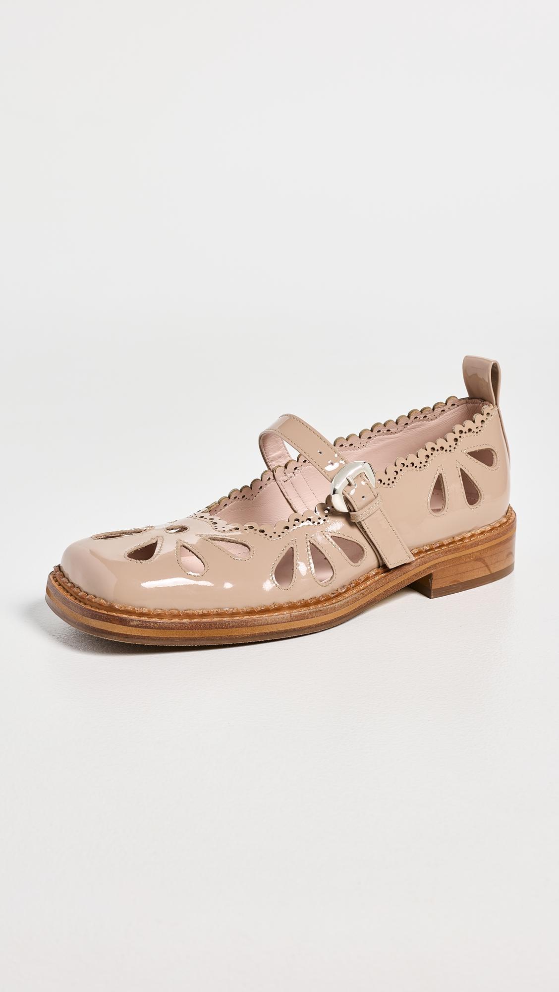 Daisy Cutout Mary Jane Brogue Flats by SIMONE ROCHA