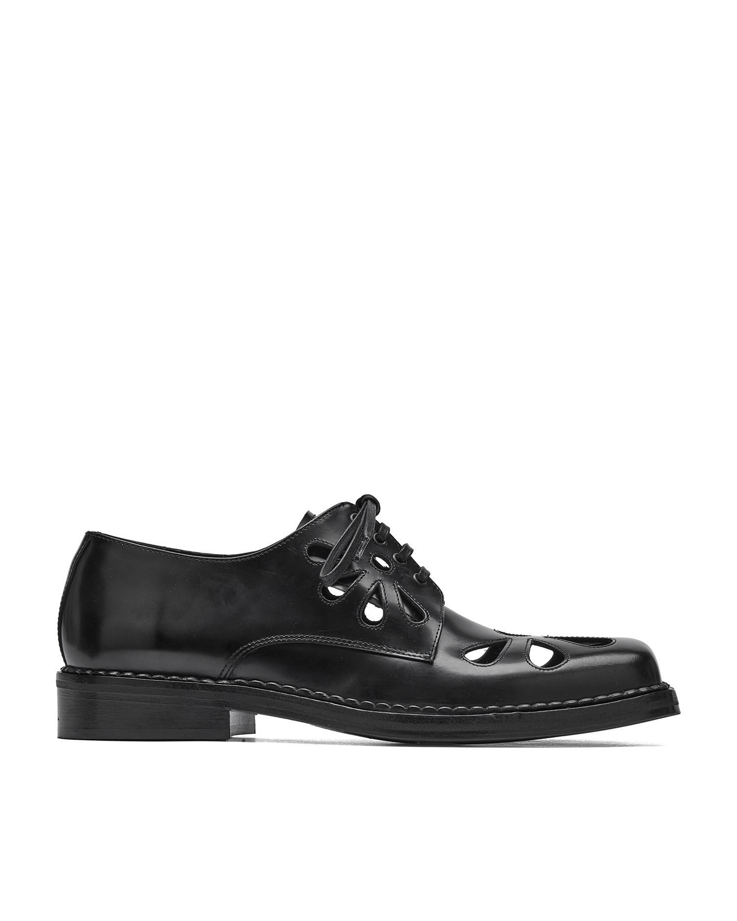 Daisy cutout square toe brogue by SIMONE ROCHA